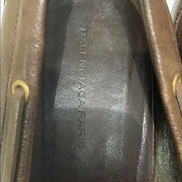 BALENCIAGA LEATHER BROWN PUMPS SIZE 40 US … - Picture 5 of 8